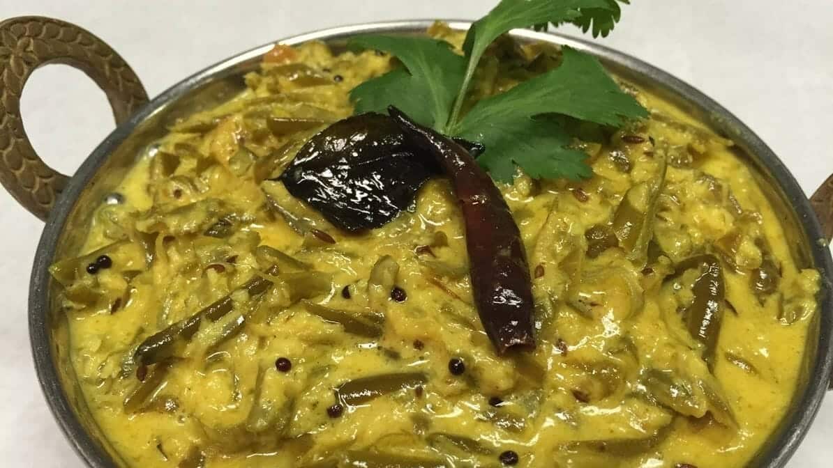 Green Brinjal Curry