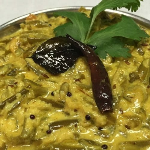 Green Brinjal Curry