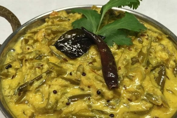 Green Brinjal Curry