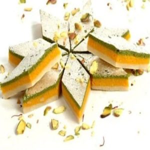 Color Burfi Tricolour Burfi Recipe - Awesome Cuisine