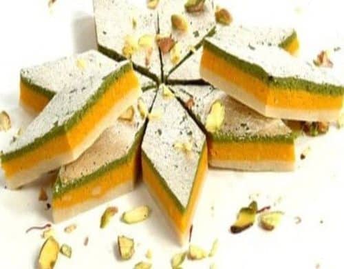 Tricolour Burfi