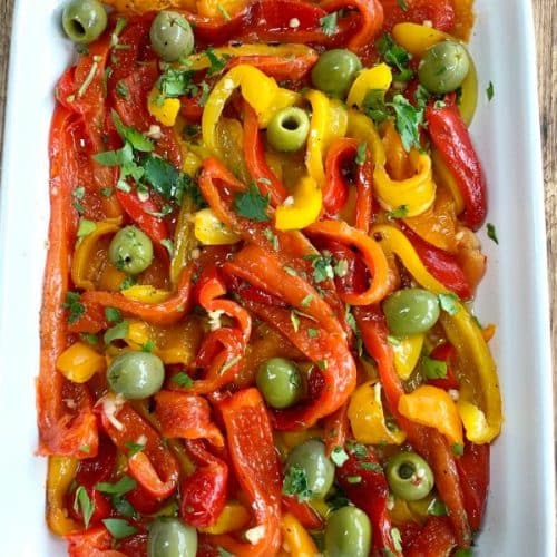 Charred Bell Pepper Salad