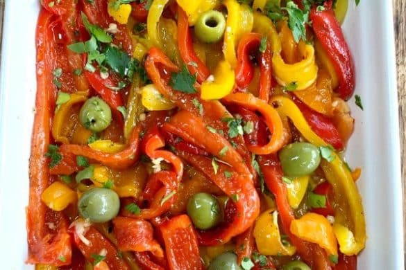 Charred Bell Pepper Salad