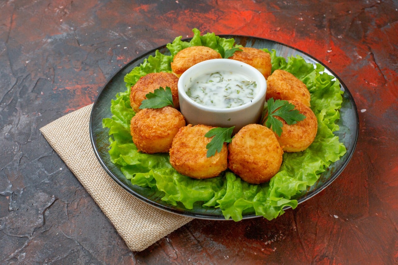 19 Must-Try Monsoon Recipes for Perfect Rainy Evenings 19 Poha Nuggets with white dip