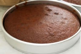 Basic Eggless Chocolate Cake