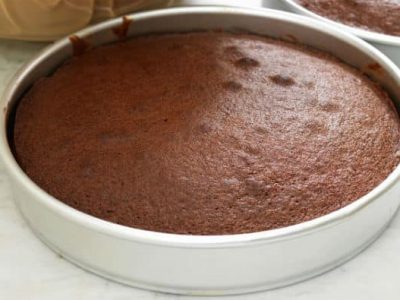 Basic Eggless Chocolate Cake