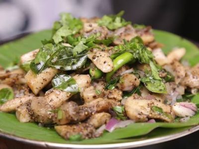 Mushroom Pepper Fry