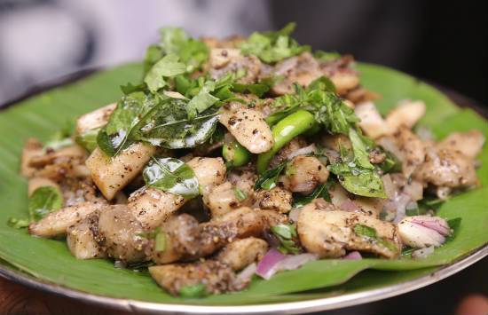 Mushroom Pepper Fry