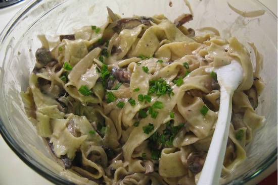 Mushroom Stroganoff