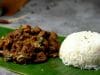 Madurai Mutton Sukka with Rice