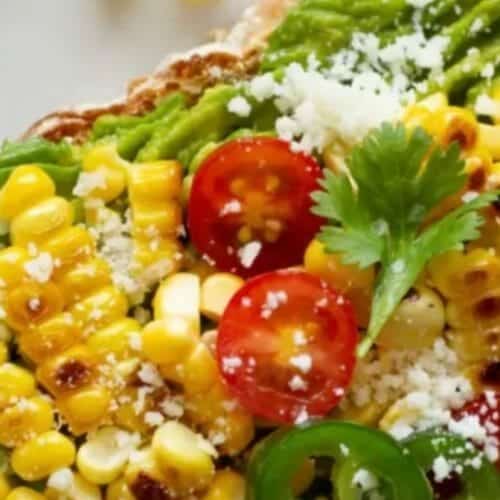 Spicy Corn on Toast