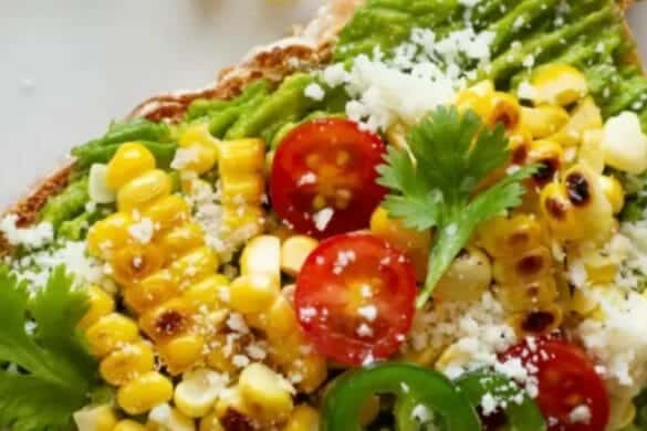 Spicy Corn on Toast