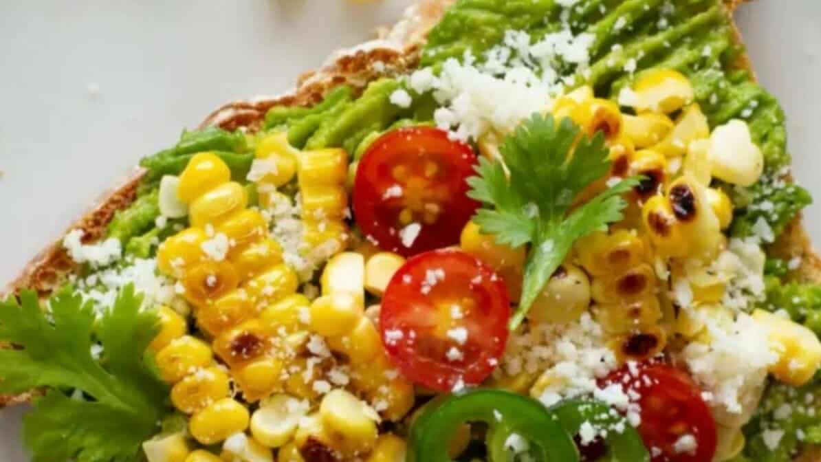 Spicy Corn on Toast