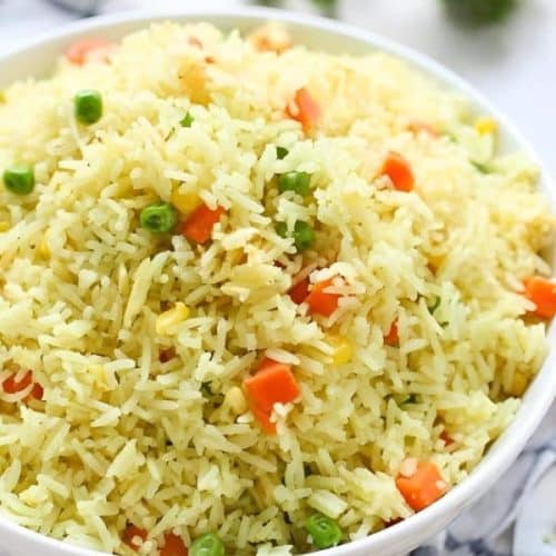 Mixed Vegetable Rice 14 Mixed Vegetable Rice