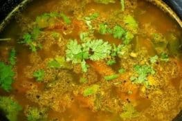Carrot and Cabbage Rasam