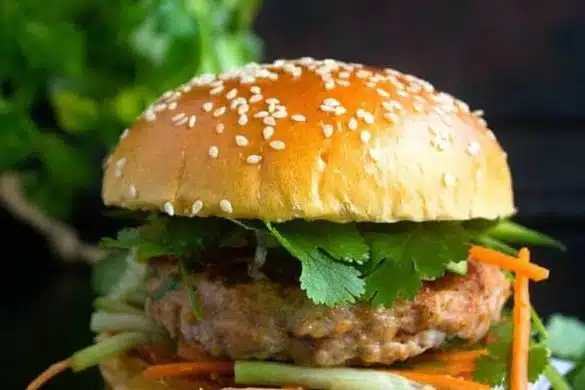 Chicken Satay Burger