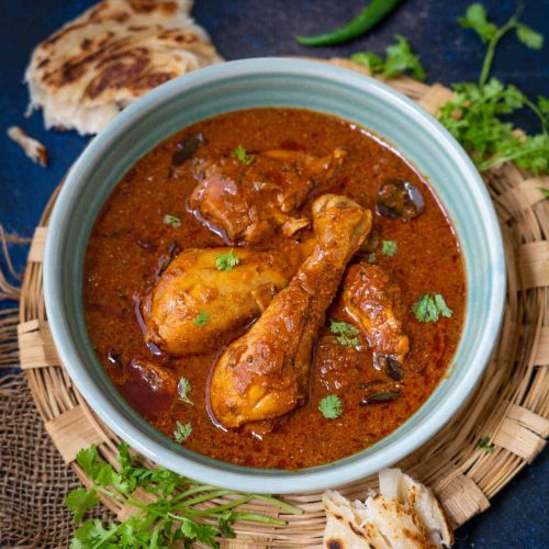 Kobari Kodi Pulusu Chicken in Dry Coconut Gravy