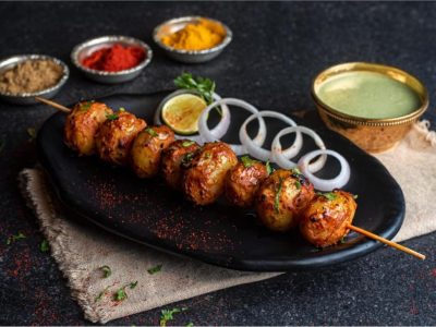 Mushroom Kebab