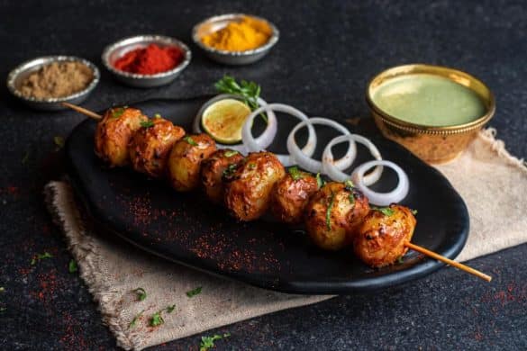 Mushroom Kebab