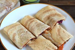 Oats Dosa Roll