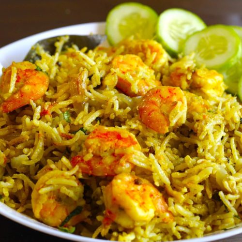 Prawn and Coconut Pulao