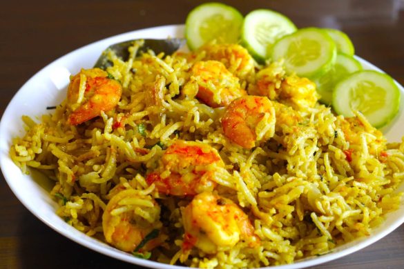 Prawn and Coconut Pulao