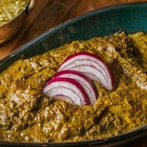 Minced Meat with Spinach and Coriander