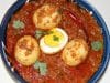 Tomato Curry with Hard Boiled Eggs