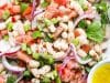 Cannellini Bean Salad with Bacon and Onion