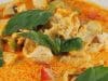 Red Chicken Curry with Bamboo Shoots