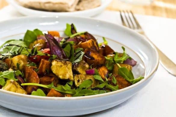 Roast Vegetable Salad with Olives