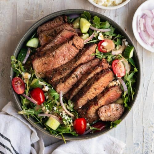 Spice crusted Steak with Cucumber Salad 18 Spice crusted Steak with Cucumber Salad