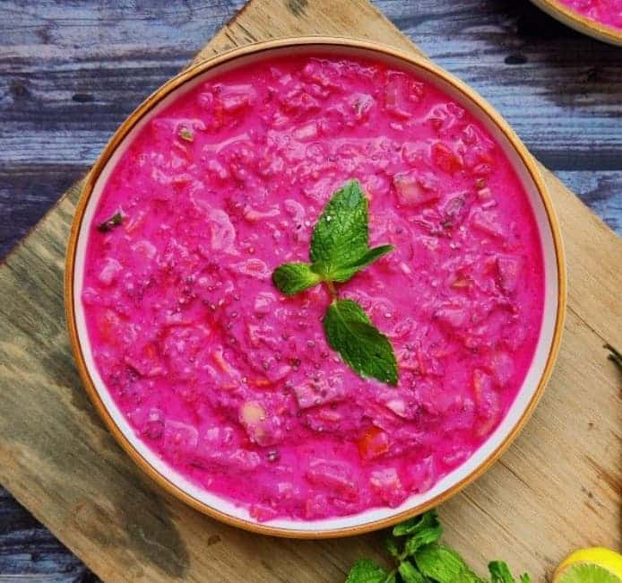 What are the 10 Surprising Beetroot Benefits You Need to Know? 2 Beetroot Yoghurt Raita