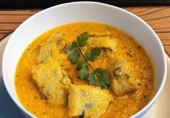 Fish Curry with Coconut Milk