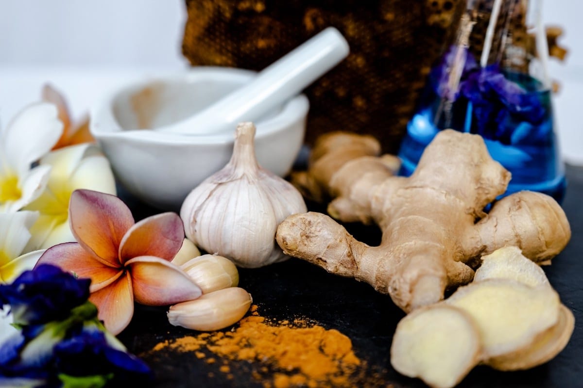 Ginger Garlic Black Pepper and Turmeric