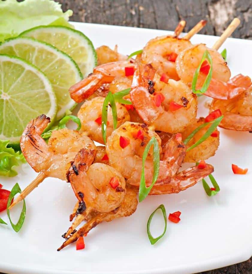 Seafood Benefits: What to Eat and Easy Ways to Cook It? 4 Grilled prawns