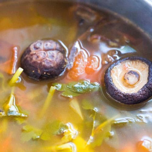 Mushrooms cooked in Vegetable Stock 14 Mushrooms cooked in Vegetable Stock
