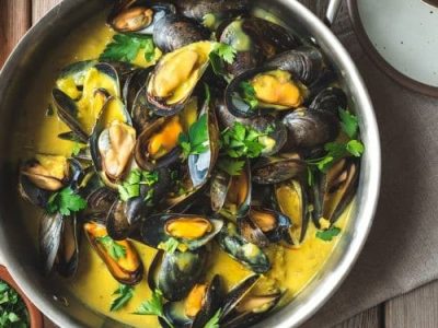 Mussel Curry with Coconut