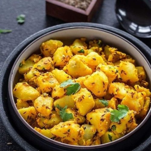 Potato Curry with Coconut Milk