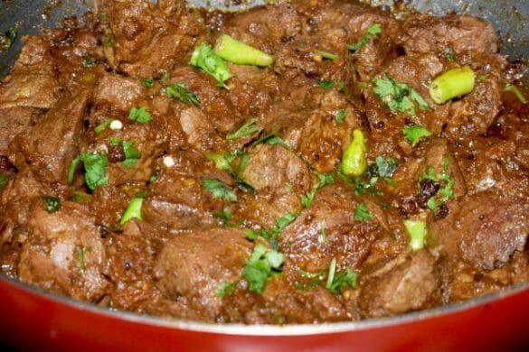 Kaleji Masala (Spicy Mutton Liver Curry)