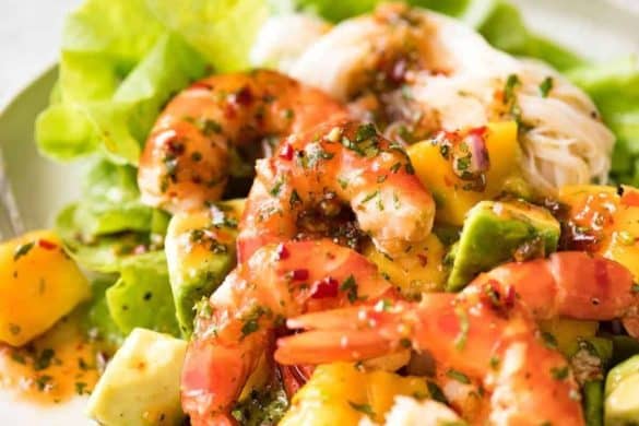 Chicken, Prawn and Avocado Salad