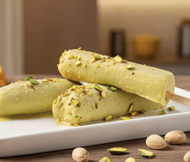 What Are the 20 Must-Try Indian Dessert Recipes? 8 Kulfi in a plate