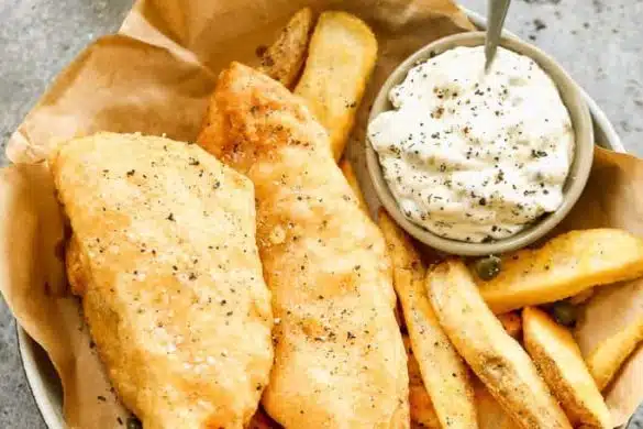 Oven-Baked Fish and Chips