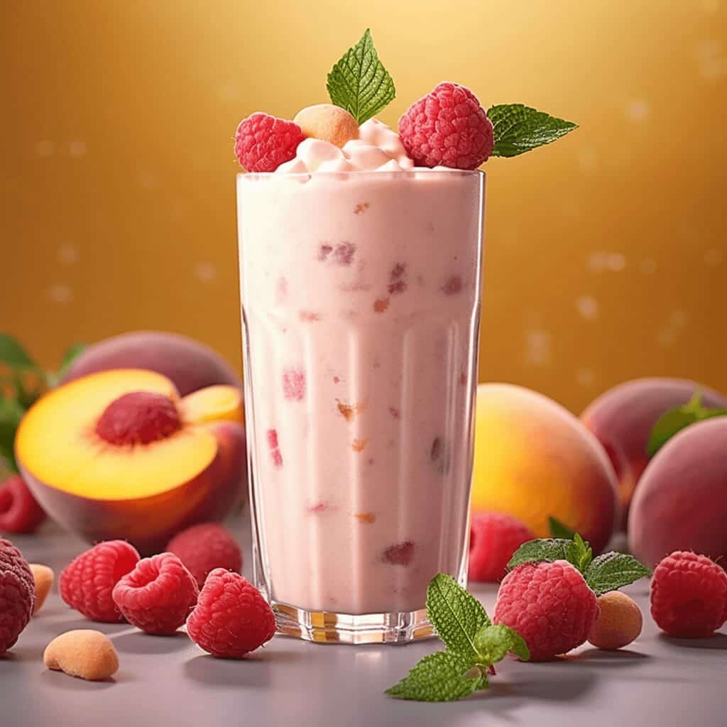 Peach Melba Smoothie