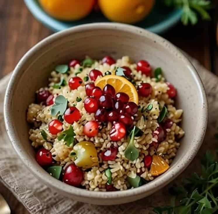 What Are The 15 Pomegranate Benefits Worth Discovering? 6 Pomegranate Brown Rice Bowl