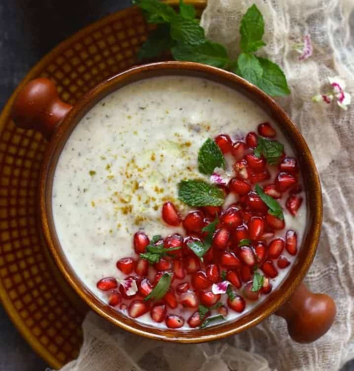 What Are The 15 Pomegranate Benefits Worth Discovering? 2 Pomegranate Mint Raita