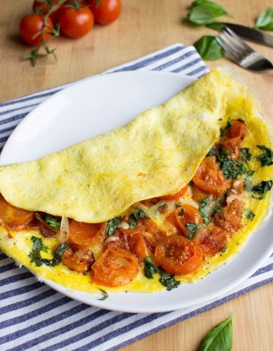 Roasted Tomato and Herb Omelette