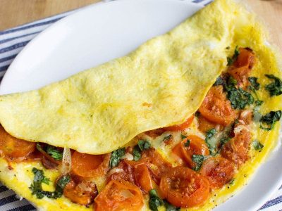 Roasted Tomato and Herb Omelette