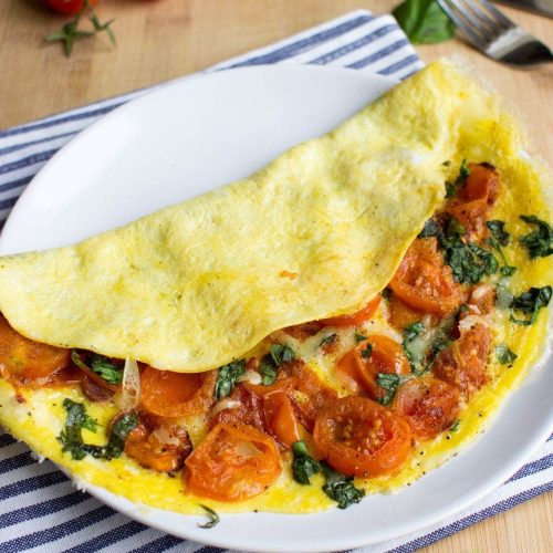 Roasted Tomato and Herb Omelette