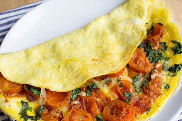 Roasted Tomato and Herb Omelette